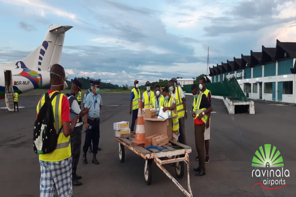 L’équipe de Ravinala Airports se mobilise pour le traitement des vols cargo et vols spéciaux