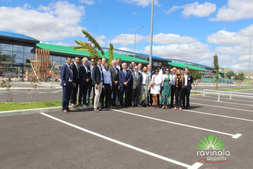 Visite du MEDEF au chantier du nouveau terminal international de l’aéroport d’Ivato